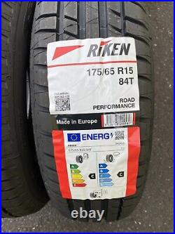 2x 175/65 R15 RIKEN 84T ROAD PERFORMANCE (MADE BY MICHELIN) Brand New