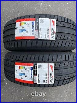 2x 195/55 R15 RIKEN 85H ROAD PERFORMANCE (MADE BY MICHELIN) Brand New