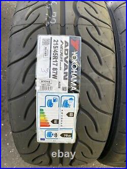 2x 215/45 R17 Yokohama Advan Neova AD08RS 87W, Tyres Track Day Road