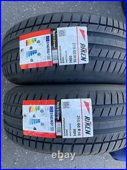 2x 215/60 R16 RIKEN 99H, ROAD PERFORMANCE XL (MADE BY MICHELIN) Brand New