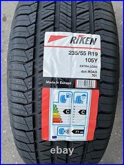 2x 235/55 R19 RIKEN 701,105Y, XL, M+S (Made By Michelin) 4x4 ROAD, Brand-New