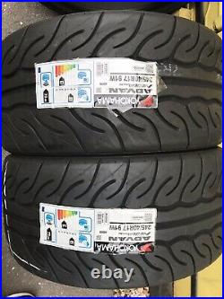 2x 245/40 R17 Yokohama Advan Neova AD08RS (91W) Road Legal Race Tyres