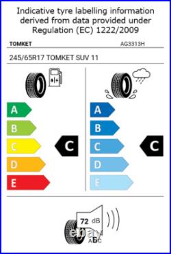 2x 245/65r17 Tomket Suv 111h XL 2456517 245 65 17 X2 New Tyres 2x 245/65r17 Tomket Suv 111h XL 2456517 245 65 17 X2 New Tyres