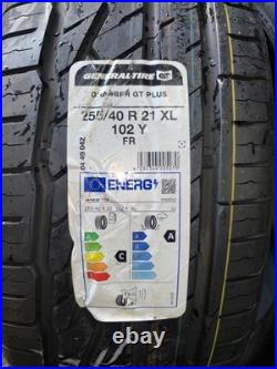 2x 255/40/21 General Grabber Gt Plus Fr 102y
