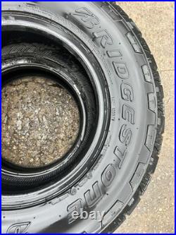 2x 255 70 16 Two tyrees same bridgstone really like a new never been on the road