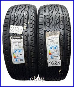 2x 285/65 R17 116H Continental ContiCrossContact LX 2 Tires Dot 2021 & 2021
