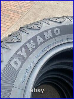 2x 285 70 17 Dynamo Brand New 4x4 Off-road Mud Terrain Tyres 10pr M+s 121/118q