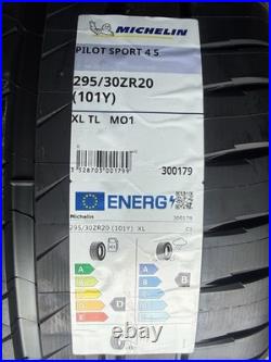 2x 295.30.20 Michelin Pilot Sport 4s 2953020 295 30 20 (101Y) XL NEW TYRES