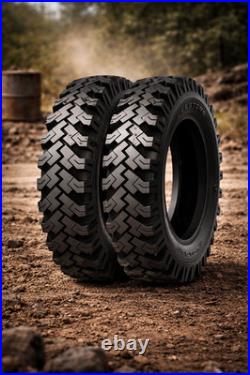 2x 600 16 Land Rover Tyre 6PLY 96/94L Tube Type 6.00 x 16 Free Delivery