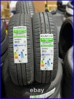 2x Kumho Ecowing ES31 165/60/14 75H Road Tyres