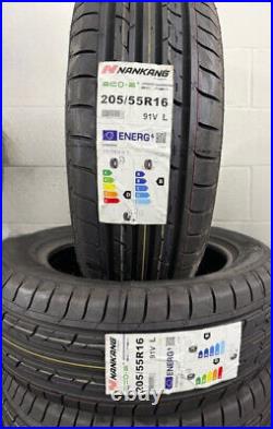 2x Nankang Eco-2+ 205/55 R16 91V Performance Road Tyres