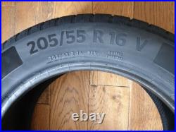 2x New Continental Eco Contact 6 205/55 Zr16 91v 205 55 16 Car Tyres 2055516 A+b