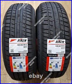 2x RIKEN 195 65 15 ROAD PERFORMANCE 91V MADE BY MICHELIN TYRES FREE P&P 1956515