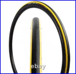 2x Vittoria Rubino Pro G2.0 Folding Road Bike Tyre 700 x 25c Black/Yellow NEW