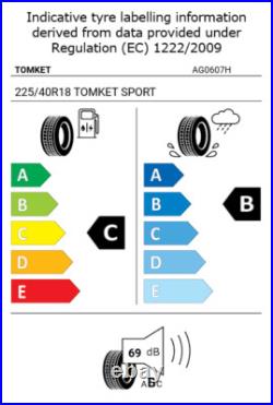4X 195/45R17 TOMKET SPORT 85W XL Performance Road Tyre 195/45/17 85W X 4