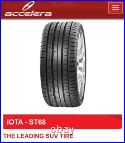 4 X 255/55r18 109v XL Accelera Iota 4x4 Tyres 2555518 255 55 18 Extra Load Ts