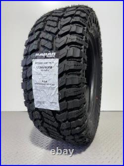 4 X 265/60r18 119/116q Lt Radar Rt Rugged Terrain M+s Por Tyres 10pr 80psi