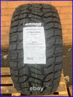 4 X Lt285/50r20 119/116q M+s Por Radar Rt Rugged Terrain 285/50r20 10pr 80psi