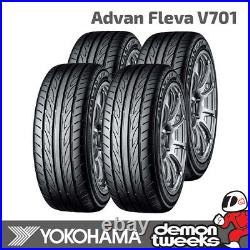 4 x 195/45/16 R16 84W XL Yokohama Advan Fleva V701 Road Track Day Tyres- 1954516