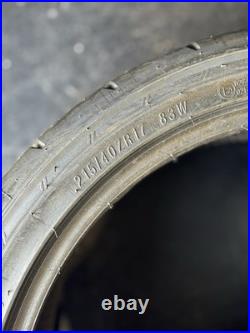 4 x 215/40/17 Zestino Gredge 07R Medium Semi Slick Road Legal Track Day Tyres