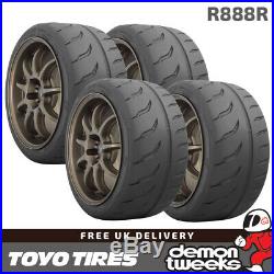 4 x 225/40/18 92Y XL Toyo R888R Road Legal RaceRacingTrack Day Tyres 2254018