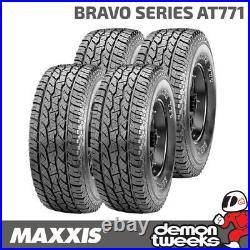 4 x 255 60 R18 112H XL Maxxis Bravo Series AT771 All Terrain Road Off Road Tyres