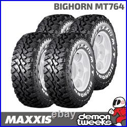 4 x 265 75 16 112N Maxxis Bighorn MT764 Mud Terrain Off Road 4x4 SUV Tyres