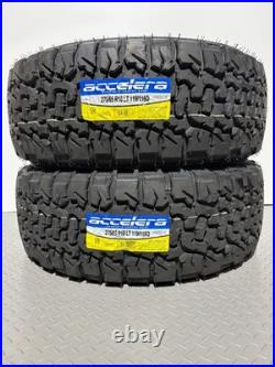 4 x 275/65R18 LT 119/116Q CT ACCELERA COARCE TERRAIN TYRES
