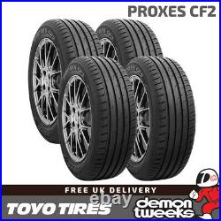 4 x Toyo Proxes CF2 High Performance Road Tyres 165 60 R14 (165/60/14) 75H TL