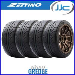 4 x Zestino Gredge 07R Medium Semi Slick Road Legal Track Day Tyres 215 45 ZR17