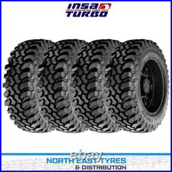 4x 235 65 17 Insa Turbo Dakar New Mud Terrain Tyres 2356517 104q M+s