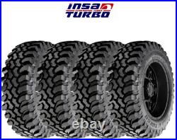 4x 265 65 17 Insa Turbo Dakar New Mud Terrain Tyres 112q M+s