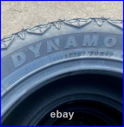 4x 265 70 17 Dynamo Brand New 4x4 Off-road Mud Terrain Tyres 10pr M+s 121/118q