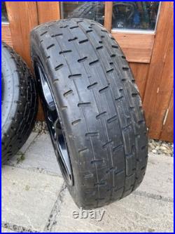4x Toyota MR2 Mk3 Alloy Wheels With New Road Legal Tarmac Rally Semi Slick Tyres