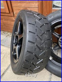 4x Toyota MR2 Mk3 Alloy Wheels With New Road Legal Tarmac Rally Semi Slick Tyres