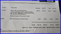 4x new Bridgestone £75 per tyre 225x60x18 Alenza 1