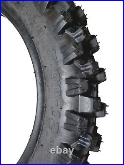80/100-12 3.00- 12 Back Knobby Off-road Use Tire Pit Pro Trail Dirt Bike Us New
