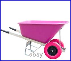 Agri Barrow Wheel Barrow 200 Litre Twin Wheel Plastic Tub Puncture Proof Tyres Agri Barrow Wheel Barrow 200 Litre Twin Wheel Plastic Tub Puncture Proof Tyres