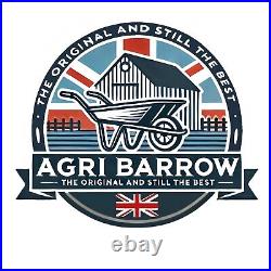 Agri Barrow Wheel Barrow 200 Litre Twin Wheel Plastic Tub Puncture Proof Tyres Agri Barrow Wheel Barrow 200 Litre Twin Wheel Plastic Tub Puncture Proof Tyres