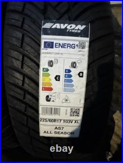 Avon AS7 All Season 225/60/17 103V M&S Extra load X2 Brand New Dot 2024