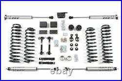 BDS 3 Lift Kit With NX2 Shocks For 2012-2018 Jeep Wrangler JK 4 Door 4WD
