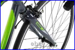 Barracuda Corvus Mens Road Bike, 700c, 14 Speed Blue Steel/Green