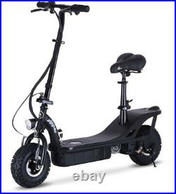 Black Zipper S5 450w 9ah Electric Scooter With Seat And Off Road Tyres