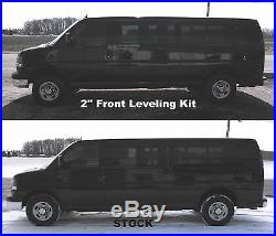 Chevy Express Lift Kit Van Leveling Front GMC Savana 2003-2019 2wd Chevrolet
