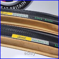 Clement Clincher Tyres 700c x 25mm Total T. A Tan Wall Pair (2) Very Rare NOS