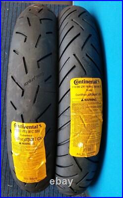 Continental 100/90x18 Front 110/80x18 Rear Road Attack 3CR Classic Race Tyres Continental 100/90x18 Front 110/80x18 Rear Road Attack 3CR Classic Race Tyres
