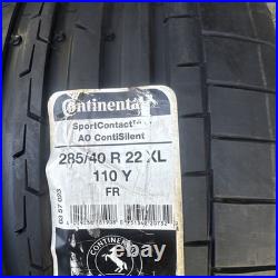 Continental SporContact 6 285/40/22 110Y XL Audi rated X1 Brand New dot 2019