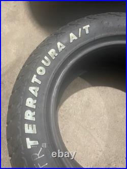 Davanti TERRATOURA x 2 Tyres 255/R60 18 A/T 112 XL 2023 DOT NEARLY NEW TREAD