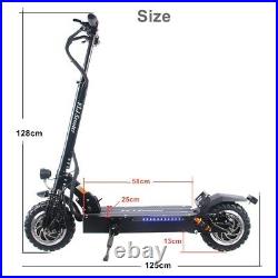 Dual Motor Electric Scooter For Adult 13inch Off Road Tires Fast Speed 72v 7000w