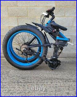 Electric Fat Tyre Off Road Mountain E Bike Folding MTB Scooter Moped UK STOCK